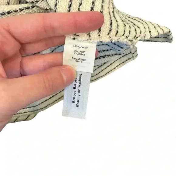 Madewell Striped Lace-Up Top - Picture 10 of 13